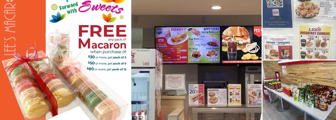 Lee's Sandwiches Menu