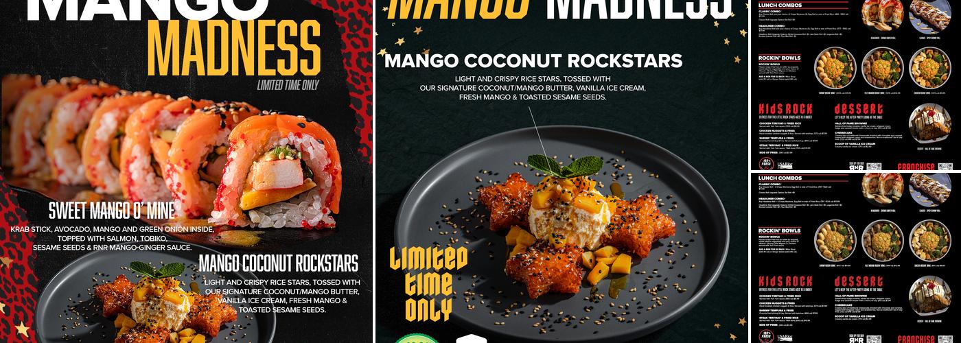 Rock N Roll Sushi Menu