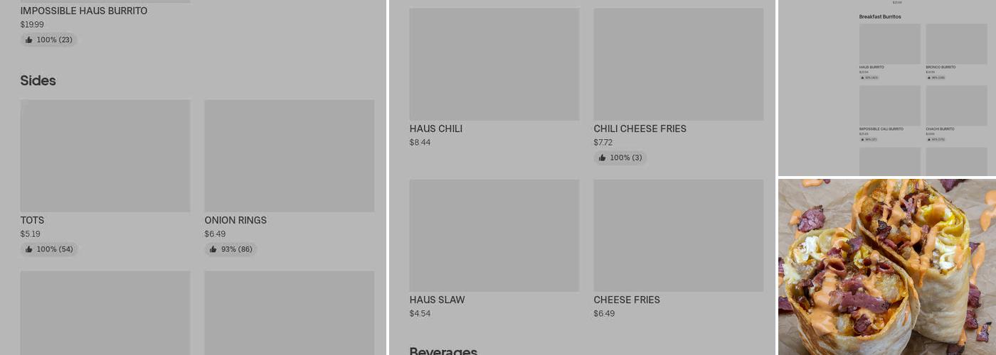 Bad Ass Breakfast Burritos Gaithersburg Menu