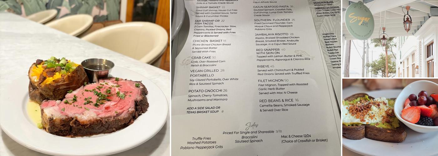 Sugar & Rye Menu
