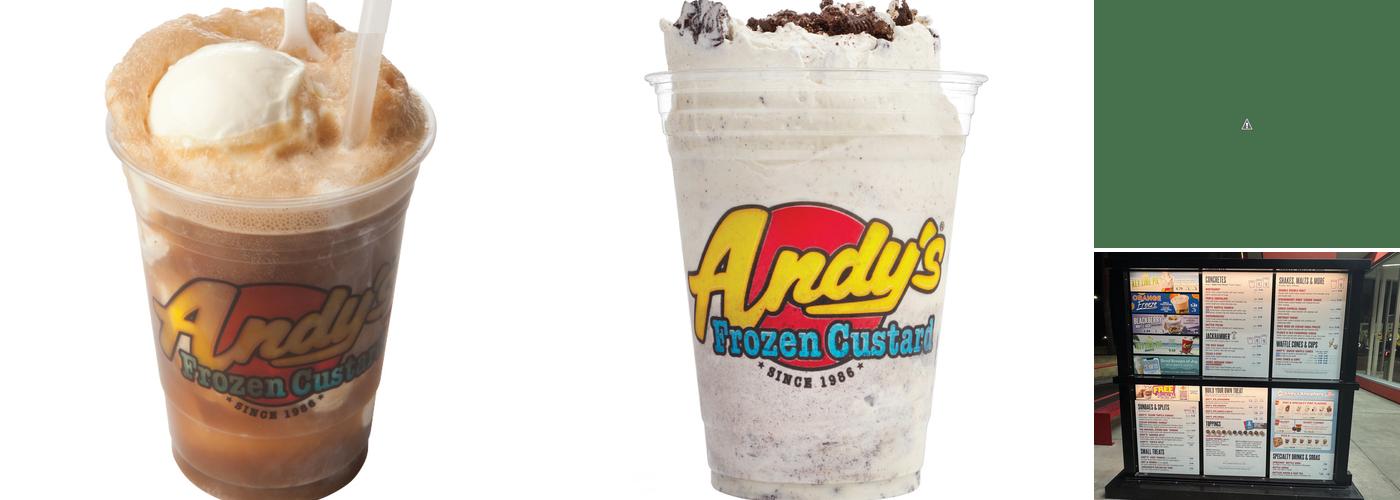 Andy's Frozen Custard Menu