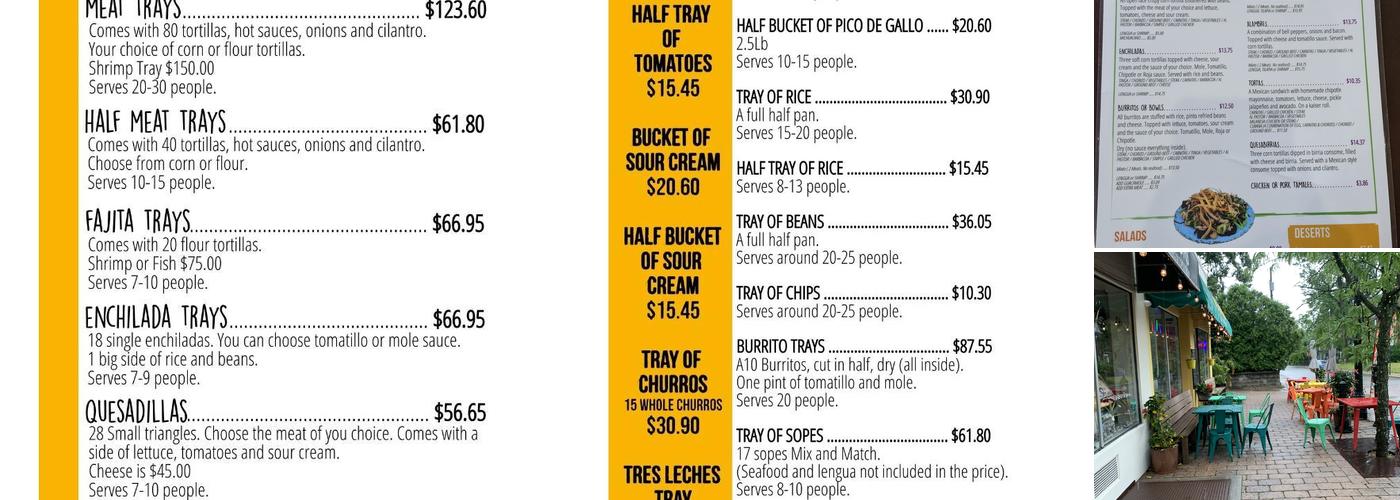 El Limon Glenside Menu
