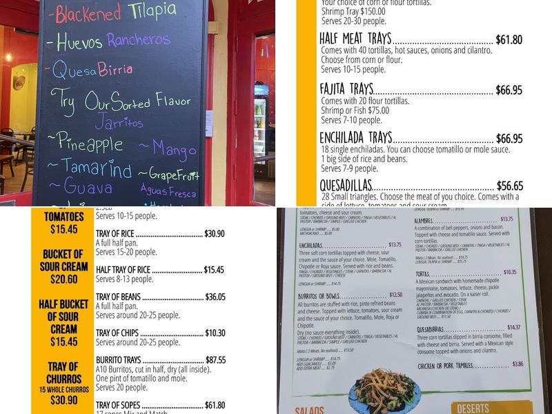 El Limon Glenside Menu