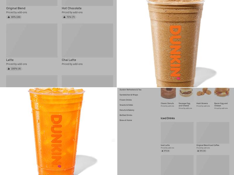 Dunkin' Menu