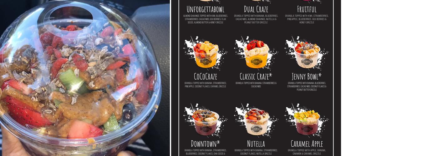 Cocobowlz - Pelham Rd Menu