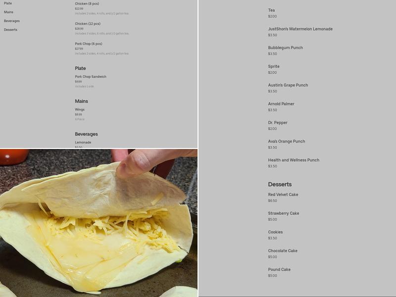 Super Mega Dilla Menu