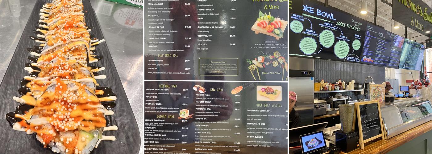 MoMo's Sushi & More Menu