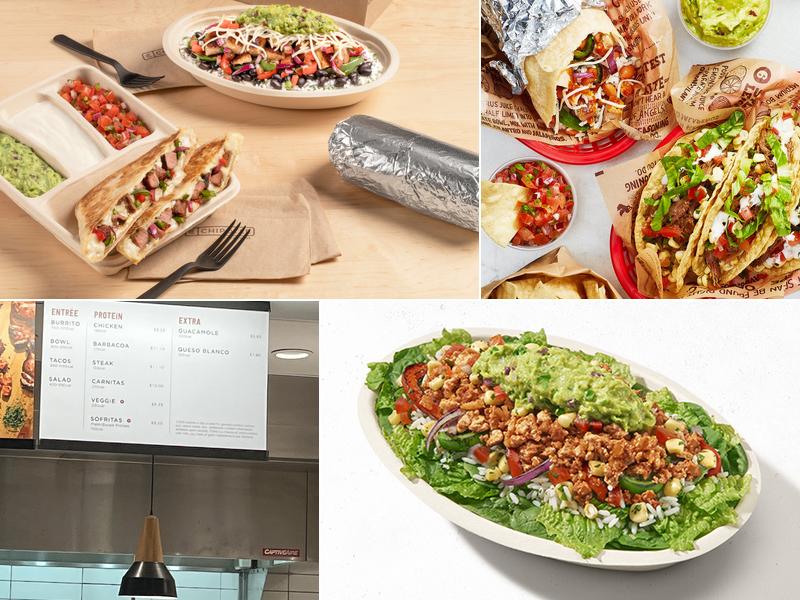 Chipotle Mexican Grill Menu