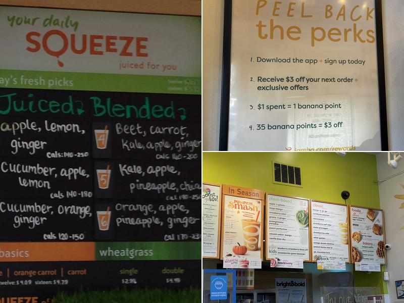 Jamba Menu