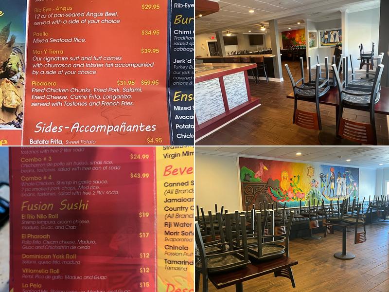 El Rio Nilo Restaurant Menu