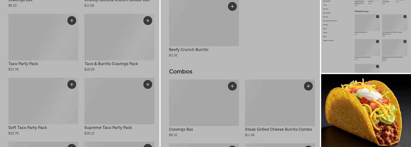 Taco Bell Menu