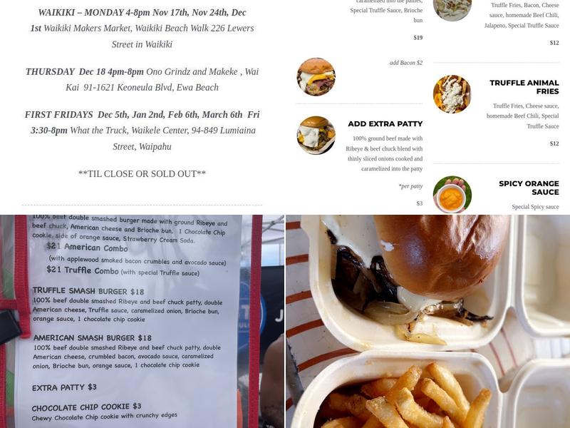 JOJA Menu