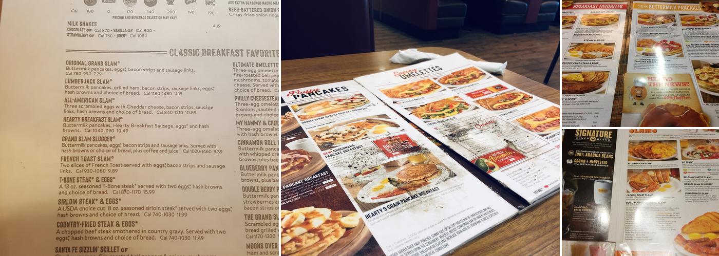 Denny's Menu