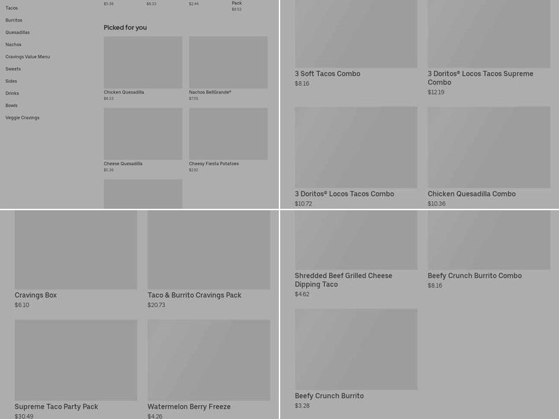 Taco Bell Menu
