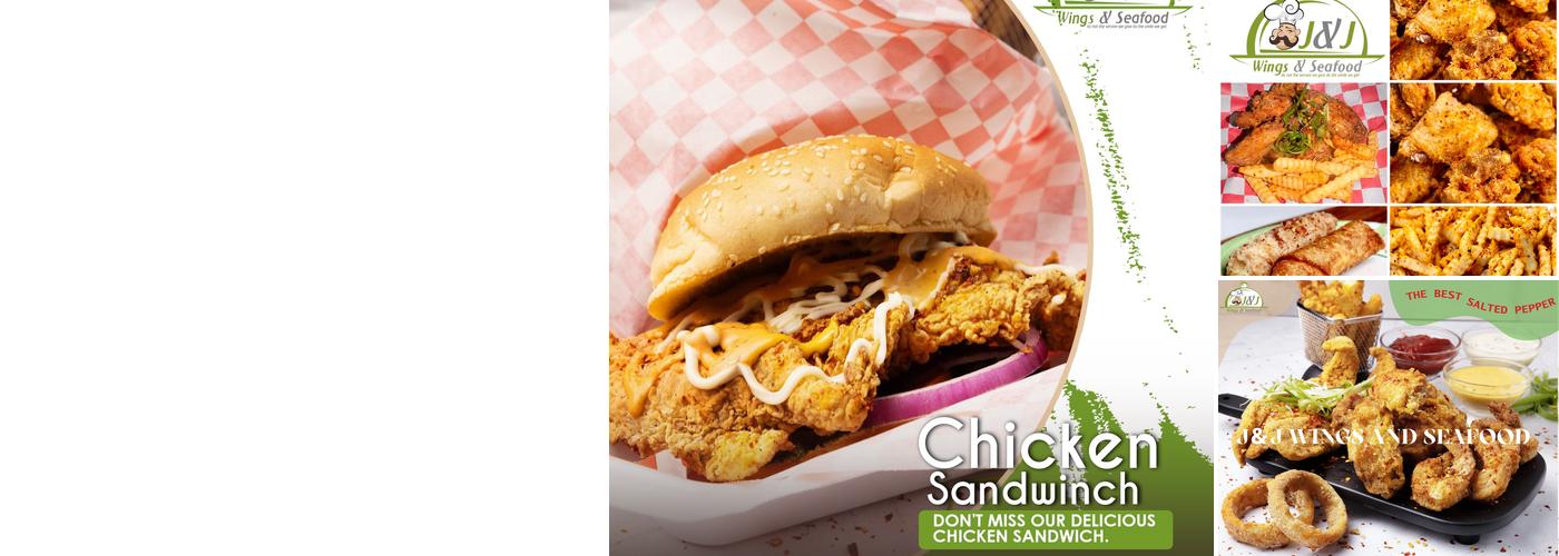 J&J wings & seafood Menu