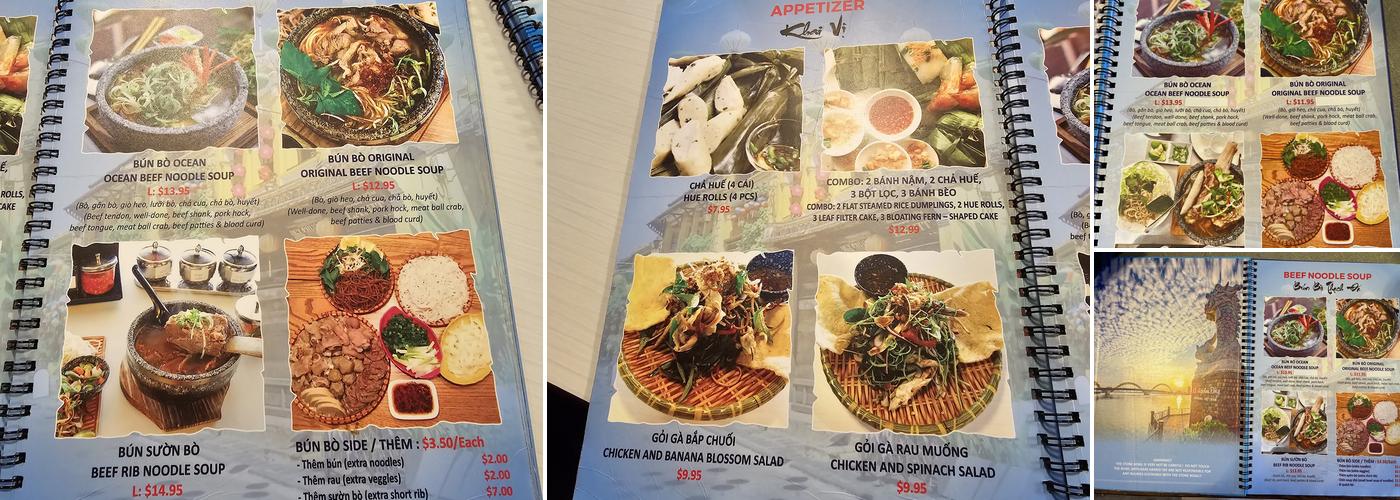 Ocean Đà Nẵng Quán Menu