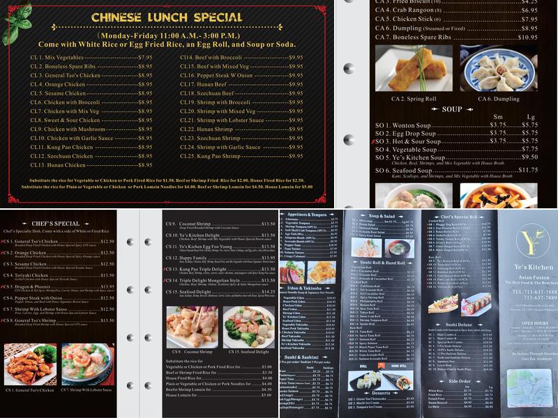 Dumpling World Menu