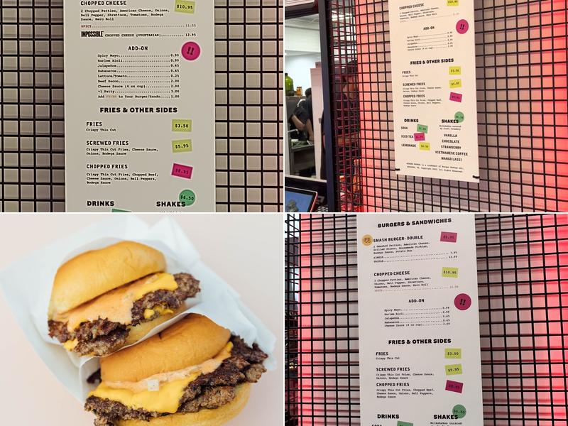 Burger Bodega Menu