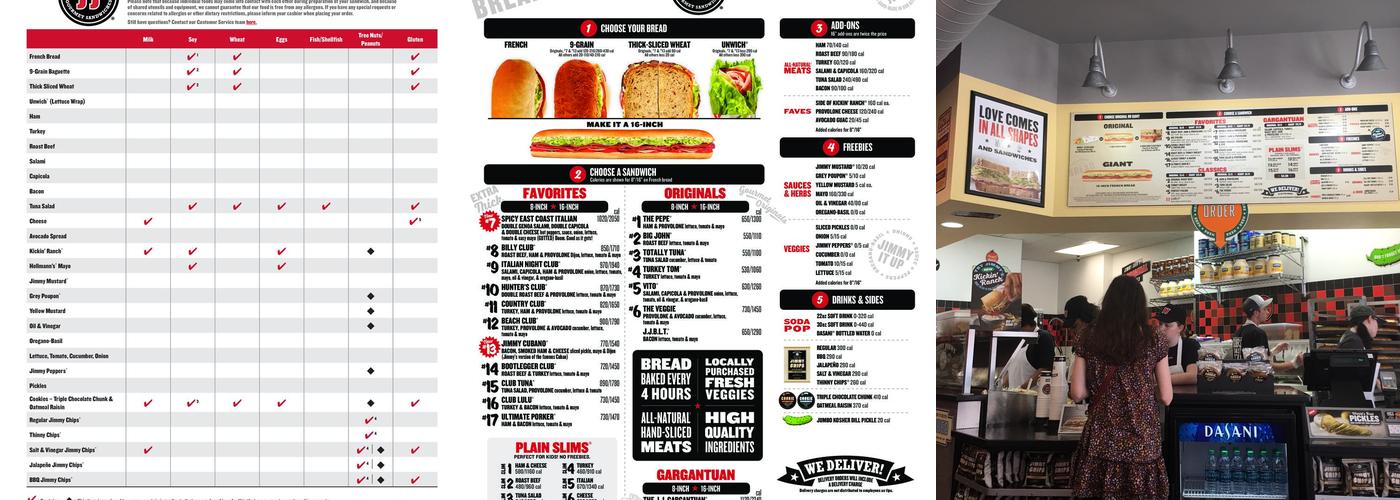 Jimmy John's Menu
