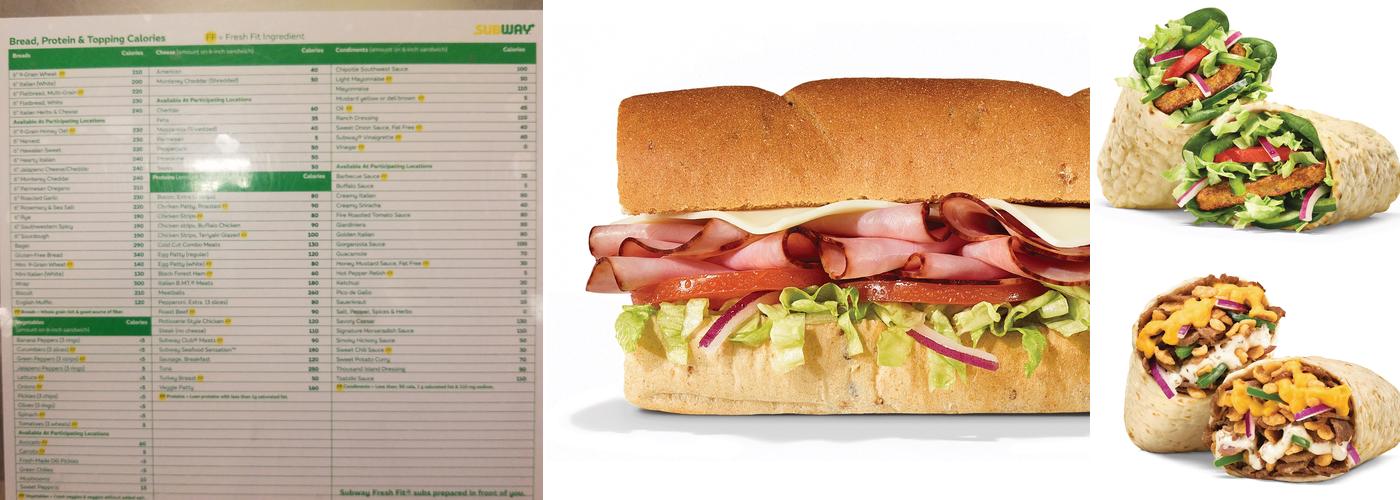 Subway Menu