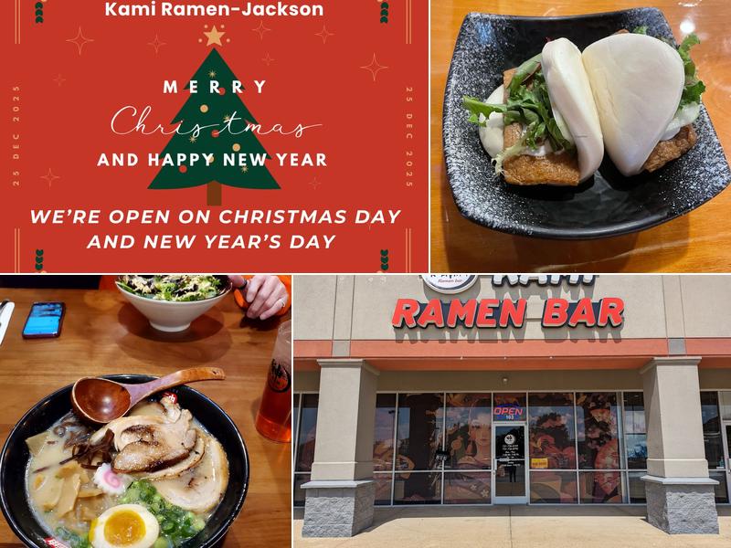 Kami ramen bar—Jackson 1081 Vann Dr suite 103, Jackson