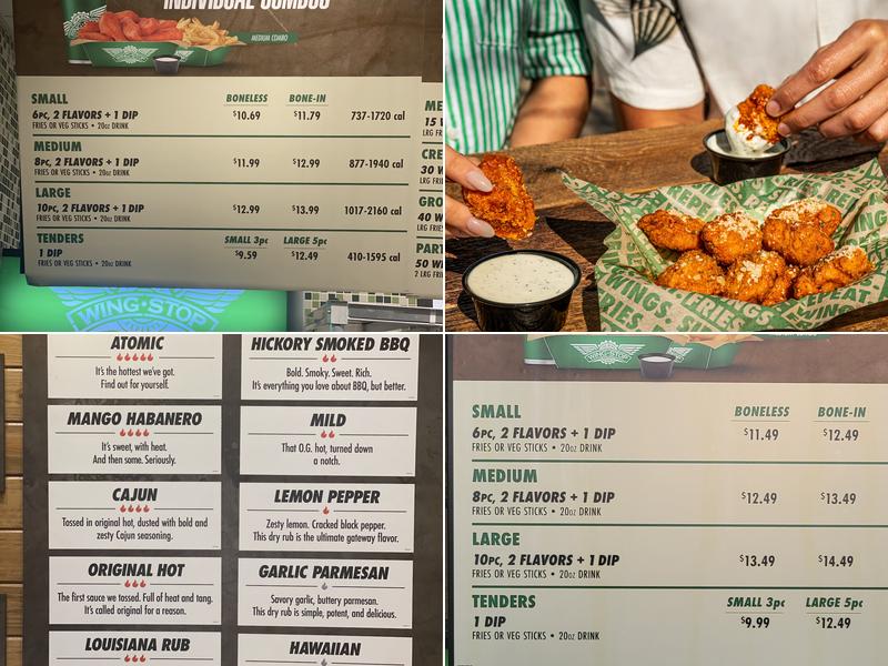 Wingstop Menu