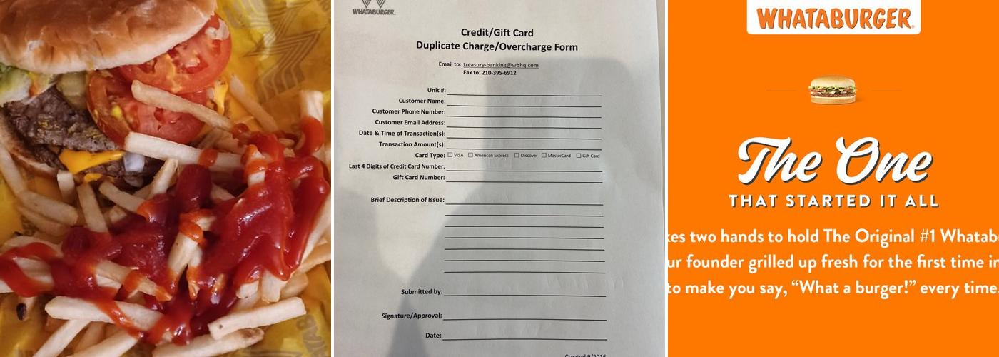 Whataburger Menu