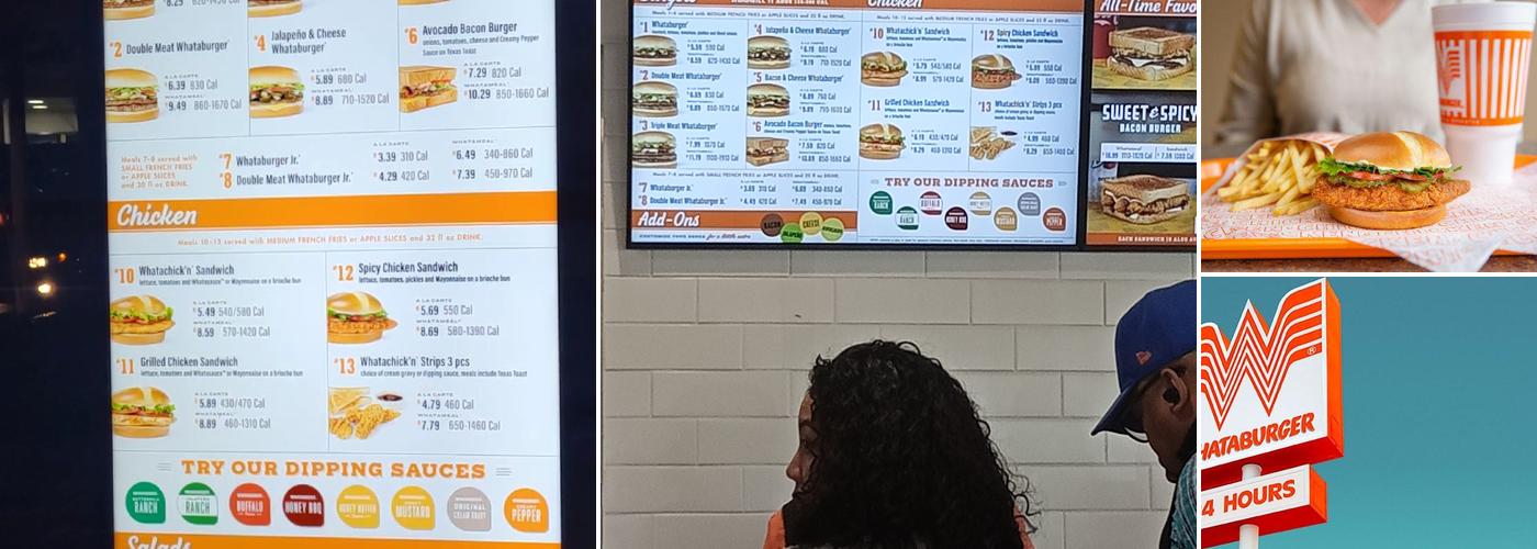 Whataburger Menu