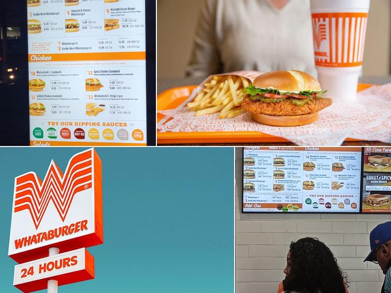 Whataburger Menu
