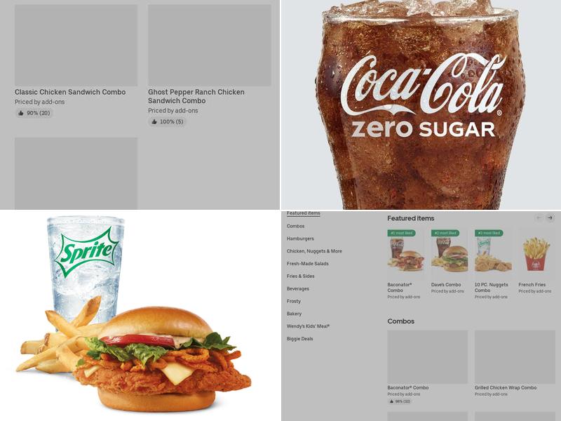 Wendy's Menu
