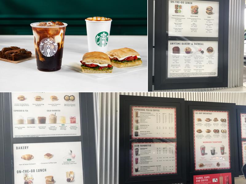 Starbucks Menu