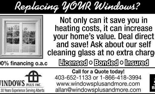 Windows Plus 38 High Ridge Ct NW, High River Alberta T1V 1Z6