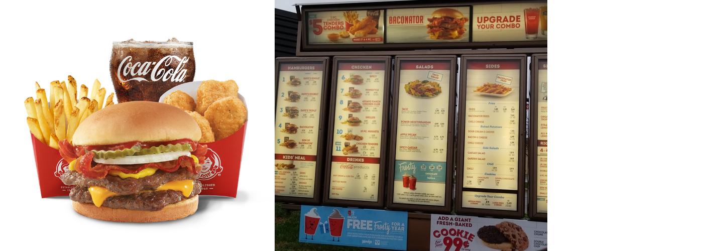 Wendy's Menu