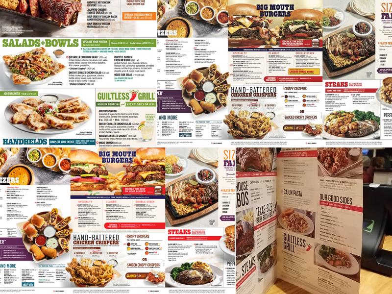Chili's Grill & Bar Menu