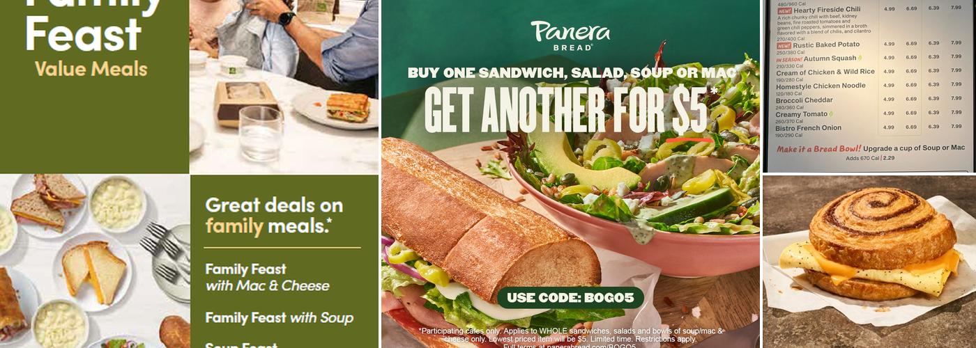 Panera Bread Menu