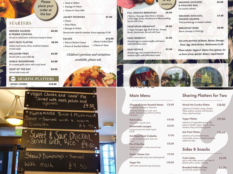 The King's Head Hotel Menu