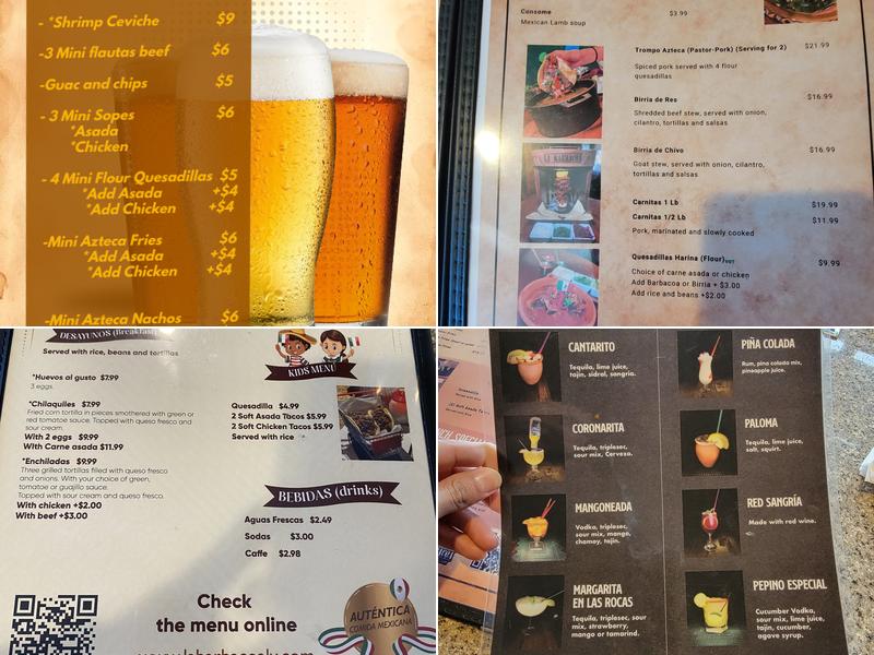La Barbacoa Menu