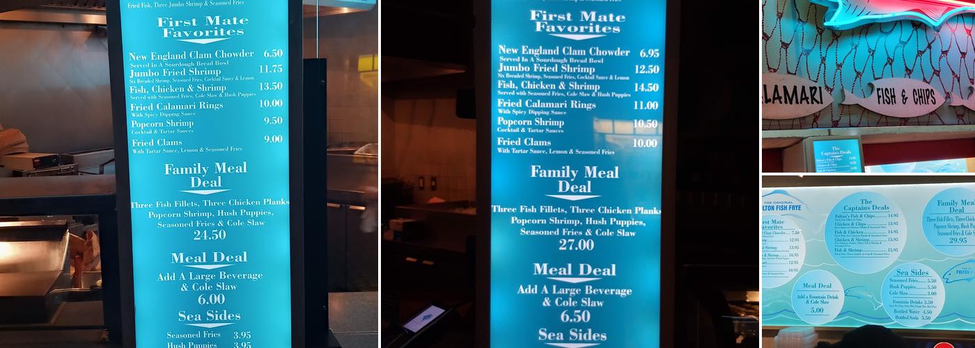 Fulton's Fish Fry Menu