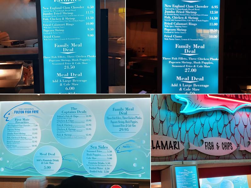 Fulton's Fish Fry Menu