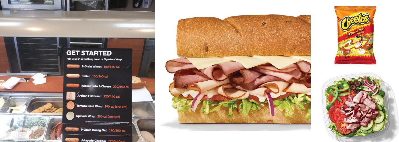 Subway Menu