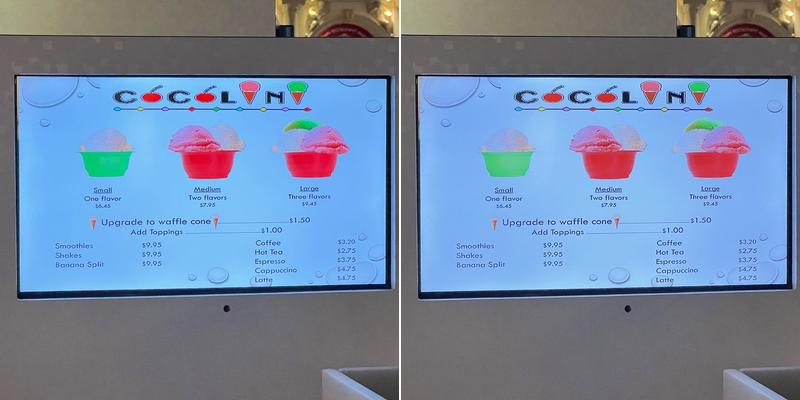 Cocolini Menu