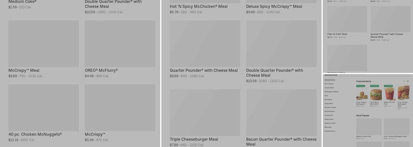 McDonald's Menu