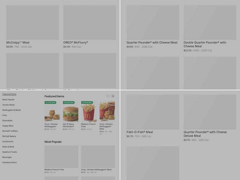 McDonald's Menu