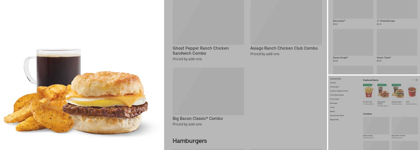 Wendy's Menu