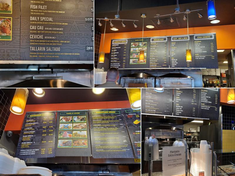 Chicken Rico Menu