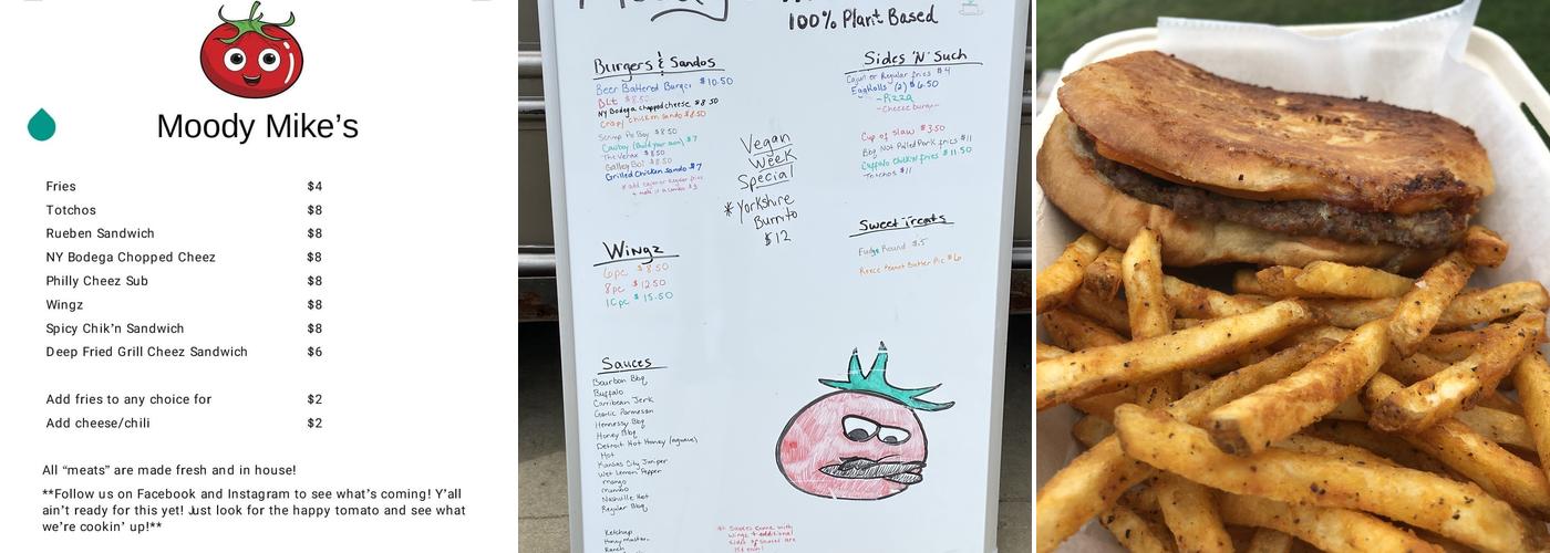 Moody Mike's Menu