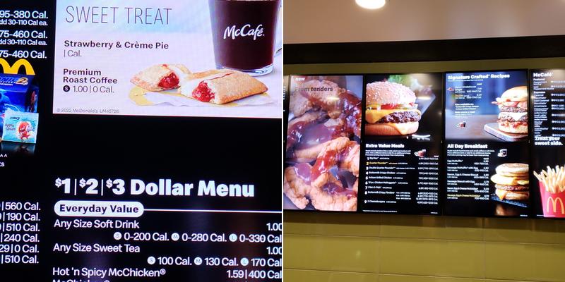 McDonald's Menu