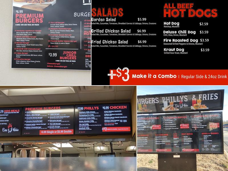 Fire Grill Menu