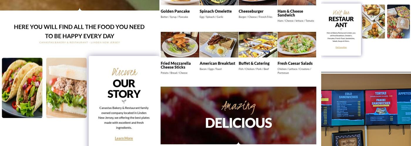 Canastas Bakery & Restaurant Menu