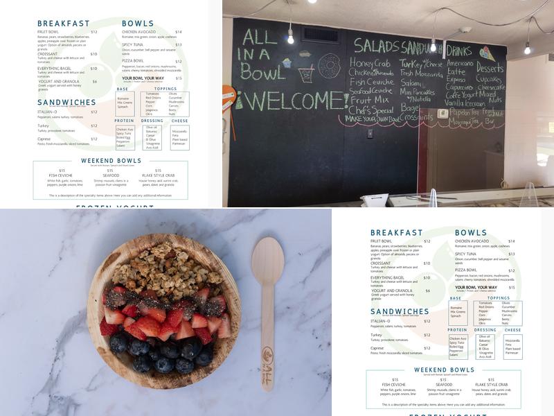 All in a Bowl - Acai & more Menu